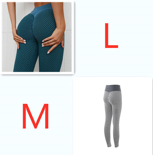 Plaid Leggings Fitness Yoga Pants Women's Seamless High Waist Breathable Gym Leggings NommL