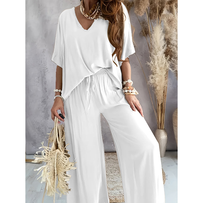 Casual Solid Color Lounge Set NommL