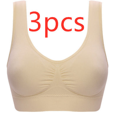 Women Yoga Tank Tops Sports Bra Workout Fitness Running Crop Top NommL