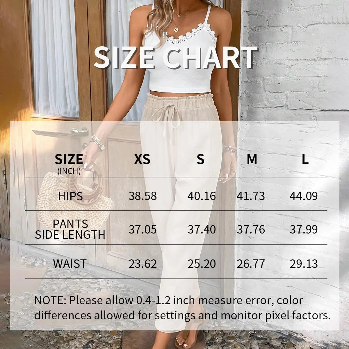 Sleeveless Lace Vest Top And t Pants NommL