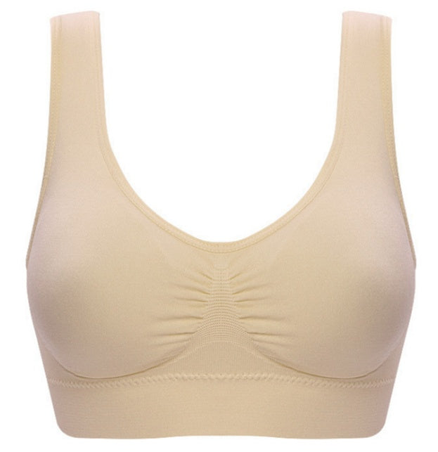 Women Yoga Tank Tops  Sports Bra Workout Fitness Running Crop Top NommL