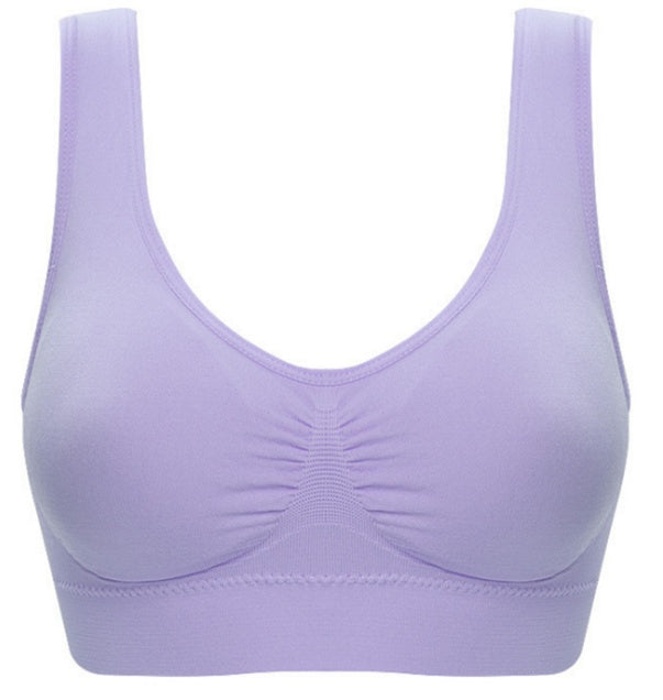 Women Yoga Tank Tops  Sports Bra Workout Fitness Running Crop Top NommL