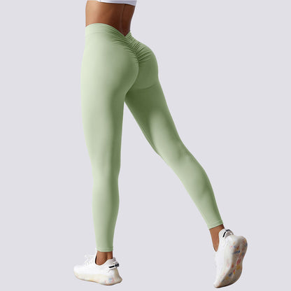 Women's Yoga Pants High Waist Lift High Elastic Tight Fitness Trousers NommL