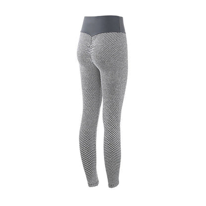 Plaid Leggings Fitness Yoga Pants Women's Seamless High Waist Breathable Gym Leggings NommL