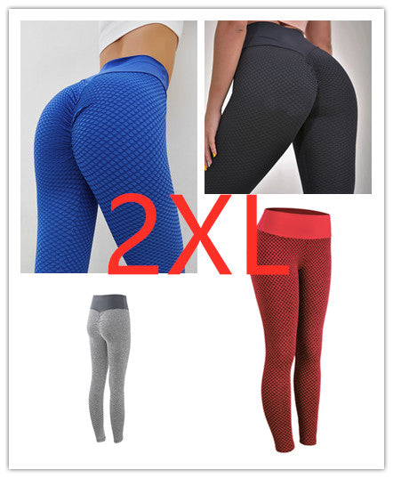 Plaid Leggings Fitness Yoga Pants Women's Seamless High Waist Breathable Gym Leggings NommL