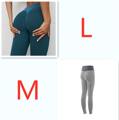 Plaid Leggings Fitness Yoga Pants Women's Seamless High Waist Breathable Gym Leggings NommL