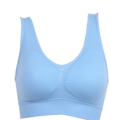 Women Yoga Tank Tops  Sports Bra Workout Fitness Running Crop Top NommL