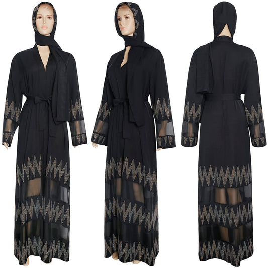 Women's clothing Muslim black robe NommL