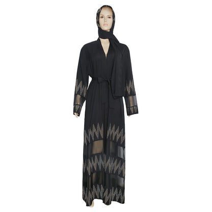 Women's clothing Muslim black robe NommL