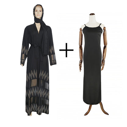 Women's clothing Muslim black robe NommL