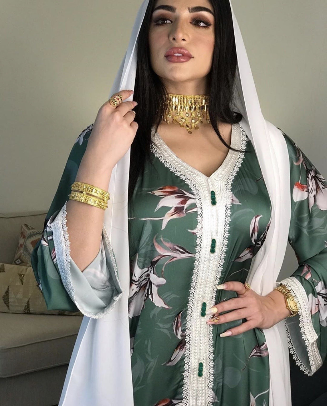 Southeast Asia Malaysia Muslim Women's Clothing Dress NommL