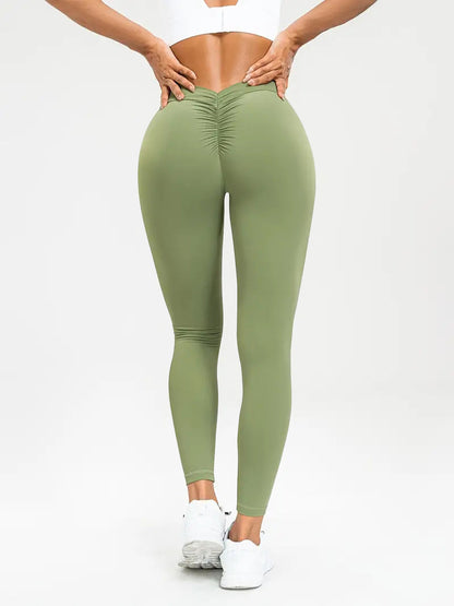 Women's Yoga Pants High Waist Lift High Elastic Tight Fitness Trousers NommL