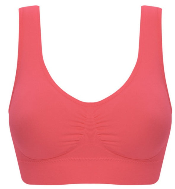 Women Yoga Tank Tops  Sports Bra Workout Fitness Running Crop Top NommL