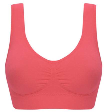 Women Yoga Tank Tops  Sports Bra Workout Fitness Running Crop Top NommL