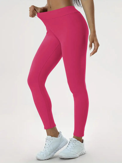 Women's Yoga Pants High Waist Lift High Elastic Tight Fitness Trousers NommL