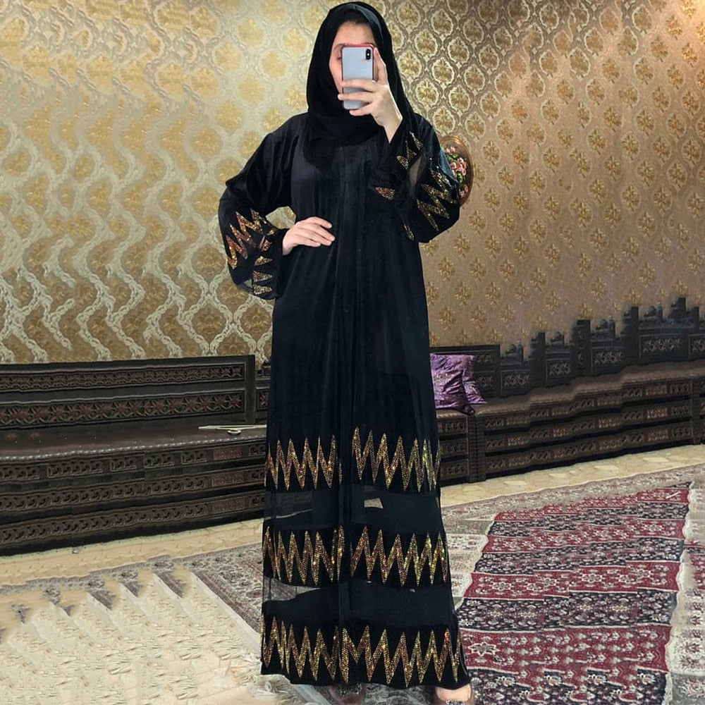 Women's clothing Muslim black robe NommL