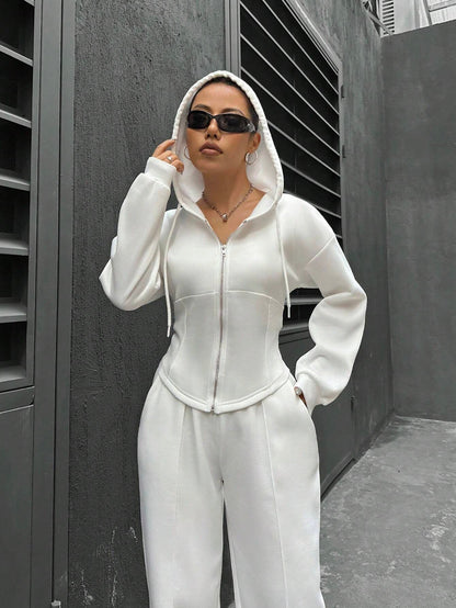 Hooded Cardigan Slim Fit NommL