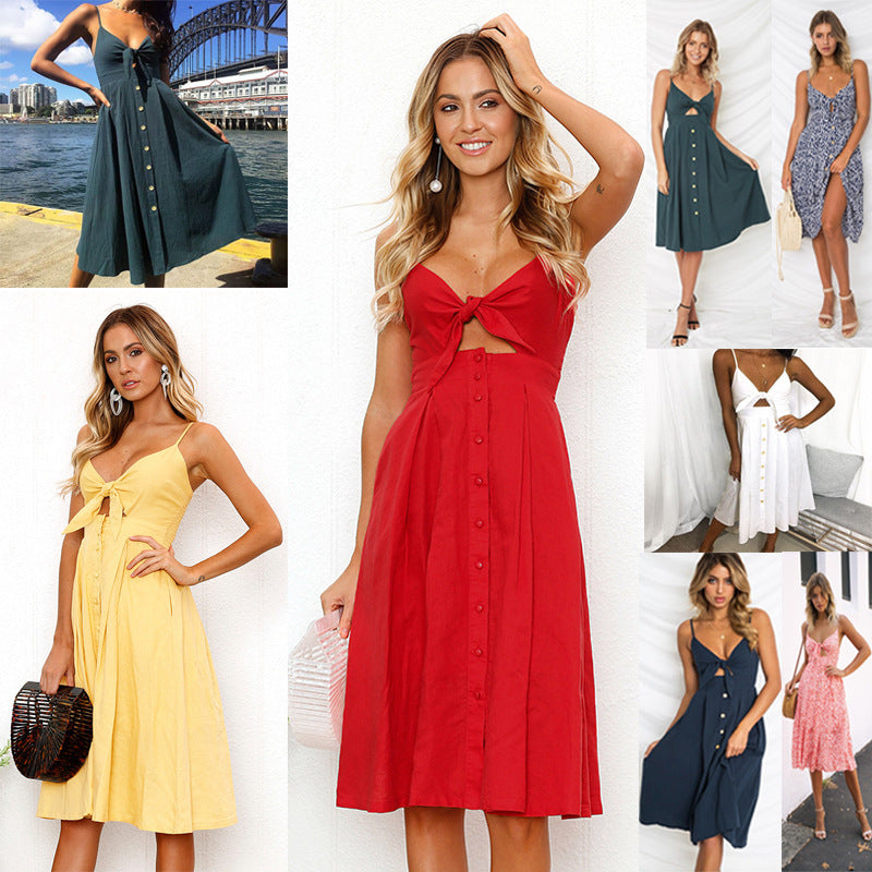 Women Summer Dresses Sleeveless Backless Strap Long Close-fitting Sheath Female Party Evening Dresses Vestidos NommL