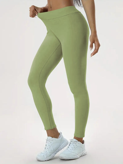Women's Yoga Pants High Waist Lift High Elastic Tight Fitness Trousers NommL