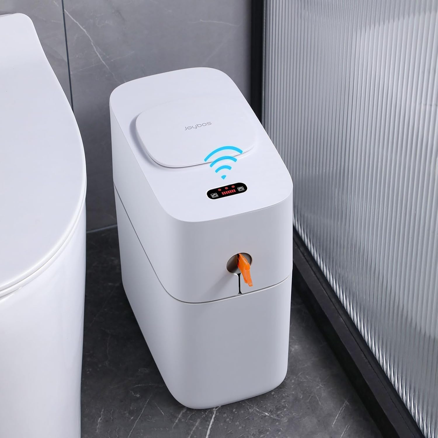 Touchless garbage bin