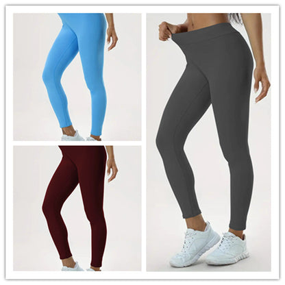 Women's Yoga Pants High Waist Lift High Elastic Tight Fitness Trousers NommL