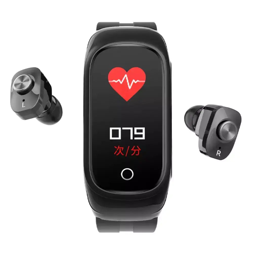 2-In-1 Smart Watch & Earbuds Fitness True Wireless Combo